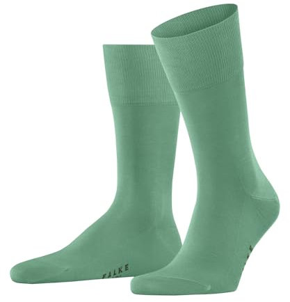 FALKE Tiago M So sostenibili cotone filo di Scozia tinta unita 1 paio, Calzini Uomo, Turchese Ocean Green 7506, 45-46