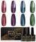 Shining She UV Nagellack Chamäleon, 4 Farben Chamäleon UV Gel Nagellack Glitzer Rot Lila Blau Grün Gellack Set Soak-Off UV Gel Lack für Anfänger Maniküre Salon, 8ML