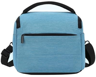 Toguma Borsa a tracolla per fotocamera piccola con tracolla regolabile, custodia per fotocamera Crossbody Custodia per fotocamera per fotocamere mirrorless Canon Nikon Sony Fuji DSLR SLR (Blu)