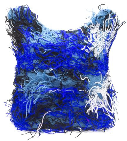 YAMEIZE Y2K Style Cat Ear Mütze - Hüte für Damen Herren Gothic Strickmütze Cat Hut Winter Slouchy Party Custom Hut Outdoor