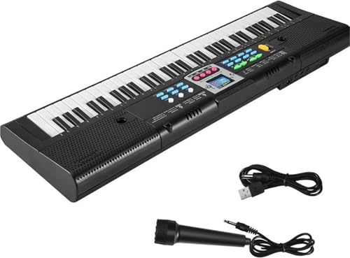Tastiera Elettronica Professionale 61 Tasti Pianoforte Elettronico Strumento Tastiera Elettronica Digitale Con Microfono Per Principianti