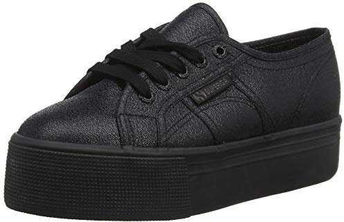 Superga 2790-lamew (Low-Top Trainers) Black (Total Black 912), 42 EU