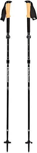 Black Diamond Trekkingstock Alpine Fl Z / Verstellbare, klappbare Wanderstöcke aus Aluminium und Kork-Griffen, 140 cm Länge