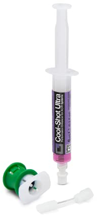 Errecom Cool-Shot Ultra, Aditivo para Restaurar la Eficiencia Original en los sistemas de Aire Acondicionado Auto, siringa da 6 mL, incluye adaptador para gas refrigerante R1234yf