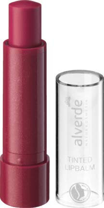 alverde NATURKOSMETIK Tinted Lipbalm Cherry, 1 x 4,6 g