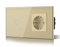 BSEED Interruttore Touch Light con presa Schuko, telaio in vetro, presa plug 1 scomparto a 2 vie, design in vetro, interruttore touch da parete, colore oro