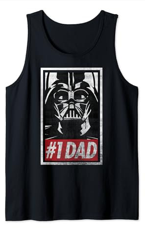 Star Wars Darth Vader Number One Dad Poster Tank Top