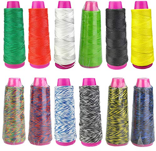 Milaem 110 Meter Bogenschießen Bogensehne Material Bowstring für Recurve Bogen Langbogen Bogen String Seil Fadenherstellung (Pattern11)