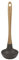 SAN IGNACIO Green | Louche à soupe | En nylon et bambou | Louche pour servir bouillons et soupes | Manche ergonomique et trou de suspension | Dimensions 27,5 x 8,1 cm | Couleur bois et gris