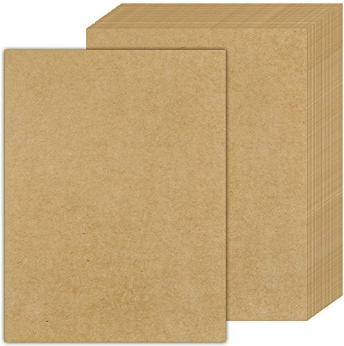 Kraft Paper,Kraft Cardstock for Arts, Crafts, Office, 70 Sheets 8.5 x 11 Inches 180GSM Kraft Paper