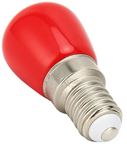 POCREATION E14 LED Bulb, 3W Light Bulb, 350lm Bulbs with 4 Color to Choose from, for Ceiling Lamp Wall Lamp Refrigerator Light (220-240V) Red, Lighting Accessories