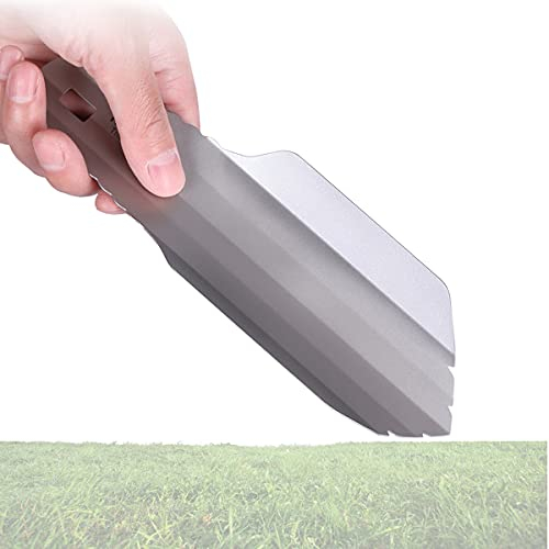 AMZCOM Schaufel Camping Klein Trowel Deuce Backpacking Hiking Handschaufel Titan Wanderschaufel Mini Graben Spaten Multitool Backpacking-Kelle,1 Pack