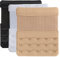 YARBAR Bra Extenders 5 Hook Elastic Bra Extension Strap (3 Pieces, 5 Hook 3/4 inch Spacing)