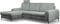 WFL GROUP Ecksofa Schlafsofa mit Bettkasten - Sofa Couch Ecksofa mit Schlaffunktion Bettfunktion L-Form mit Ottomane - Links - Grau