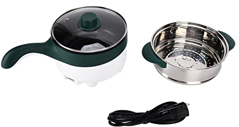 Tyenaza Olla de Cocina, Olla eléctrica, Olla Caliente, 2L 12V, Olla Caliente eléctrica Multifuncional, vaporizador de Alimentos antisecos de Acero Inoxidable para Coche, hogar, Cocina