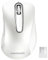 memzuoix Ratón Inalámbrico 2.4GHz, Ratón Óptico Portátil de 1400 dpi con Mini Receptor USB,5 Botones y Funcionamiento a Pilas para Pórtatil, Sobremesa, Macbook - Blanco