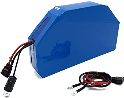 HalloMotor 72V 45AH Unique 3C most powerful LG INR21700M50L Battery with 6A/10A Charger for our FC1 72V 8000W Stealth Bomber Mountain Bike (With 10A Battery Charger)