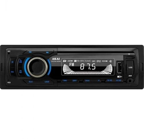Akai CA016A-9008U car Media Receiver Black 100 W Bluetooth