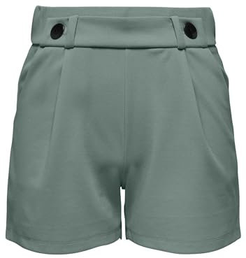 JdY Damen Jdygeggo JRS Noos Shorts, Chinois Green/Detail:Black Button, M EU