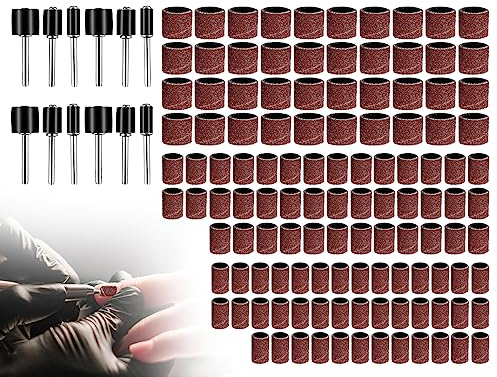 KAPSING 132 pieces abrasive sleeve set for dremel grinding attachments with free box, juego de manguitos abrasivos accesorios para herramientas eléctricas dremel.