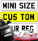 320mm x 75mm mini number plate stick on self adhesive reg white or yellow jdm custom tuner show