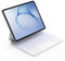GOKOCO Magnetic Keyboard Case for 2025 iPad Air(M3) 13″&Air M2&Pro 12.9″ 3rd/4th/5th/6th Gen With 7 Color Backlit Tablet Keyboard Cover,Multi-Touch Trackpad&Power visualization,QWERTY UK Layout-White