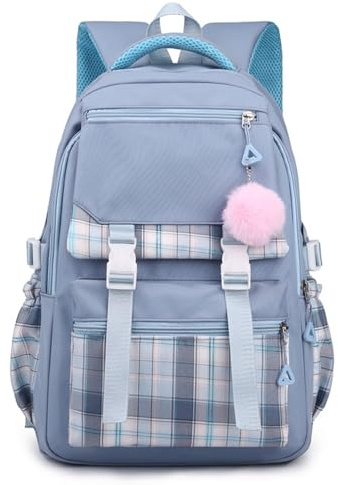 College Campus Schoolbag Weibliche Koreanische Version Schule Rucksack Belastung Linderung Mädchen Schultasche Junior Schulter Rucksack Reiner Farbeinkaufsrucksack