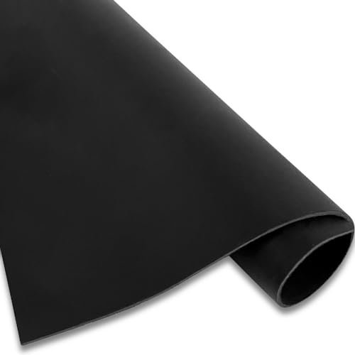 Gohytal Leder Meterware, Lederreste Lederzuschnitte, 1,8–2,0 mm dick, Rindsleder, Pflanzlich Gegerbt,Vollnarbiges Rindsleder für Lederohrringe, Basteln Werkzeug Nähen Handwerk Handarbeit Werkstatt