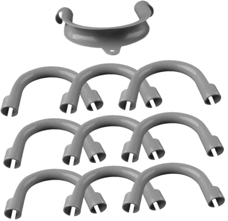 Homoyoyo 10pcs Flexible Washer Drain Hose Hook Hose Guide Clip for Washing Machine Fittings
