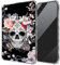 Skull Flower Clear Back Case for All-New Amazon Fire 7 Tablet (12th Generation, 2022 Release),DIGTIALL Transparent Ultra-Thin Soft TPU Anti-Slip Shockproof Protection Cover
