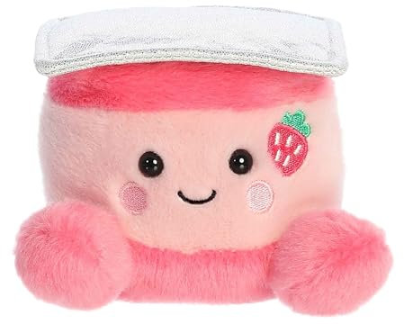 Aurora Adorable Palm Pals Yona Yogurt Stofftier im Taschenformat zum Spielen Sammelspa Rosa 12,7 cm