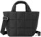 GSenhui Gesteppte Puffer Crossbody Handtasche - Kleine Damen Puffy Tote Bag mit gepolstertem Gitter, Schwarz , s