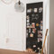 FERFLEX - Kit de papel pintado magnético clásico - Versión adhesiva permanente - Pizarra limpiable - Decoración mural - 8 imanes plateados incluidos - 2,60mx60cm