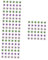 BESTonZON 144 STK Halloween-Augapfel Dekorationen Süßigkeiten-Dekor Augäpfel DIY Auge basteln Party Halloween Costume Halloween Kleidung Schmuck Augapfel Spielzeug bunter Augapfel Plastik