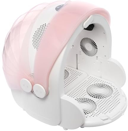 Secador automático para mascotas para gatos y perros pequeños 360 grados de secado bajo ruido para el hogar y viajes con temperatura ajustable