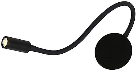 Hemobllo Applique Murale Tuyau Spot Mural Lustre Mural apliques Mural Lampe de Lecture Flexible liseuse de Chevet Murale Lampe de Chevet Lecture Murale liseuse Murale de Chevet Le Fer Black
