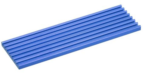 sourcing map 1 Pack M.2 2280 Nvme SSD Heatsink Cooler with Thermal Pad Alloy Aluminum Heat Sink Cooling Sink for PC Laptop, 70x22x3mm, Blue