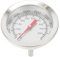 Amosfun Grillthermometer Fleisch für den Ofen Backofen-Thermometer Grilltemperaturanzeige Küchenthermometer Pizzaöfen für draußen BBQ-Thermometer Bratenthermometer Grillzubehör Metall Weiß