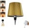 VHV Lampe Bouteille Sans Fil Rechargeable 2000mAh, Lampe de Table Tactile LED Moderne Pour Bar Restaurant, Accessoires et Décorations (Or)