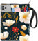 CRASPIRE Custodia per Libri Copertina per Libri Classico Fiore Botanico Floreale Accessori per Libri Lavabile Protezione per Libri 11 x 8.7 Pollice per Copertina Rigida Accessori per La Lettura Club