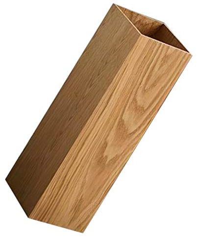 IMIKEYA Holz Regenschirmständer Freistehend Vintage Schirmhalter für Eingangsbereich Praktischer Organizer für Regenschirme Zeitloses Design für Zuhause und Büro Platzsparend und Vielseitig Eimer