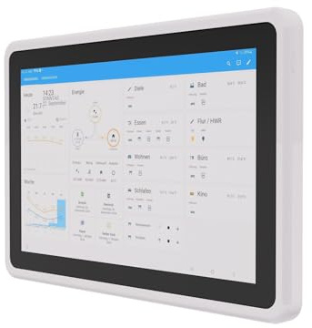 AS3D-DRUCK Wandhalterung für Amazon Fire HD 10 Tablet Wallmount Halter Smart Home (Weiß, 2021 11.gen)