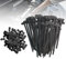 Asheyya 120 Pcs Nylon Universal Cable Tie Buckle, Zipper Clips Cable Ties with Pin & Button Design, Suitable for Quick Fastening, Automotive Repair and Daily Use