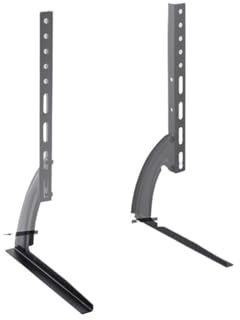 Universal TV Large Stand Height Adjustable Base For Most TVs Up To 75 Max VESA 600x400 Mm Leg Stand Holds Up To 110 Lbs(TB011-1)