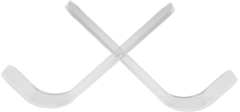 Wakects Hockey Pucks Display Stand, Staubproof W -Form Dekoration Transparent Acryl Hockey Pucks Displayhalter für Sportmemorabilien für Signierte Sammler