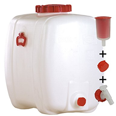 Graf Getränkefässer Saftfässer Kunststofffässer Ovale 60-500 Liter (Oval 150 Liter mit Auslaufhahn NW 15 und Gärspund)