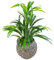 Leaf Hoja 65 cm Planta Artificial Grande de bambú arbustos