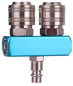 Compresseur Collecteur Pneumatique Raccords Rapides Lot de 2 voies à air comprimé