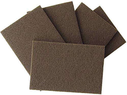 2 Platten Hettich Filzzuschnitt, Filzgleiter zum Zuschneiden, Harter Filz braun, selbstklebend, 60 x 90 mm, 2 Stück, 89916
