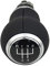 Pomos de palanca de cambios para Au-di A4 B8 S4 8K A5 8T Q5 8R Seat Leon MK1 Ibiza 6J Golf MK4 MK5 Passat B5 B6 Octavia, MT 5 Velocidades Negro